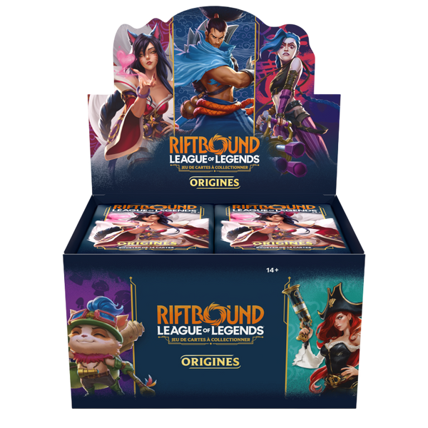 Riftbound: League Of Legends - Set 1: Origine - Display de 24 boosters - Français